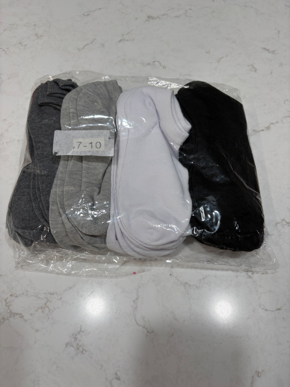 BOYS No-Show Athletic Socks Black, White & Gray and dark gray 17 pairs!